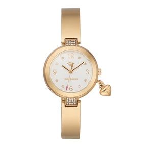 NWT Juicy Couture Sienna Crystal Half Bangle Watch